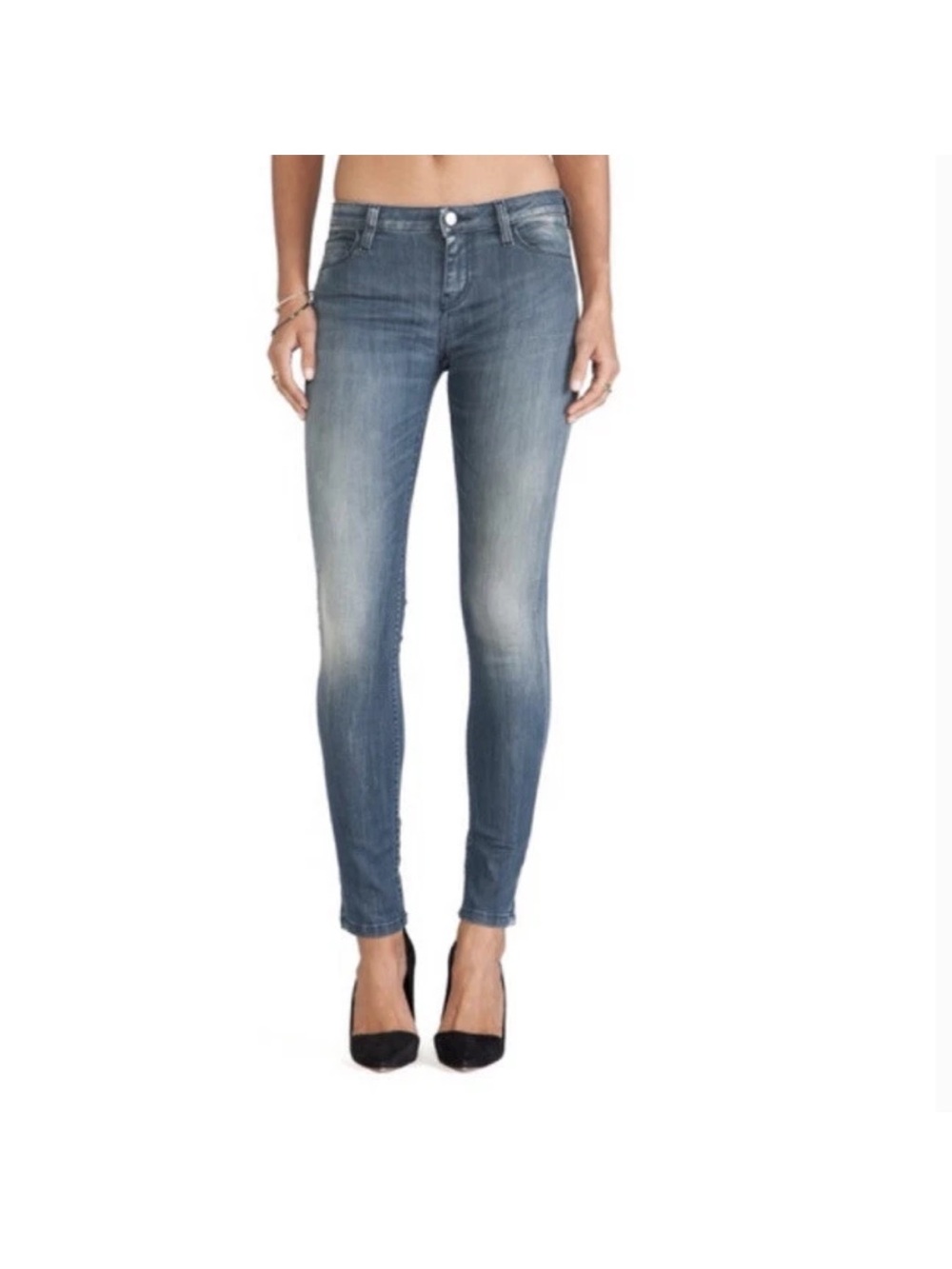 IRO Women's Kim Faded Blue Mid Rise Jeans Size 29